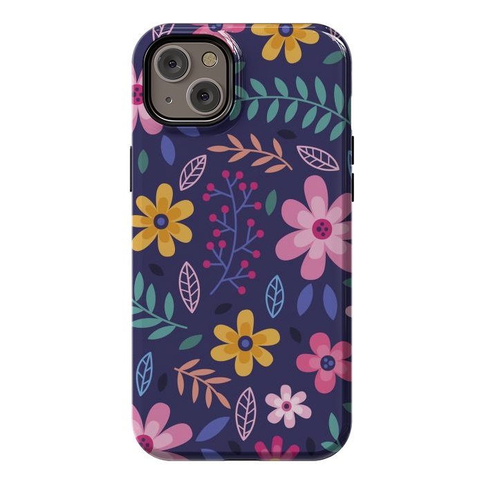 iPhone 14 Plus StrongFit Pink Flowers for You  by ArtsCase