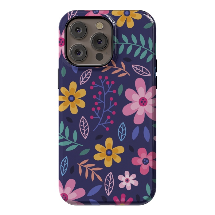 iPhone 14 Pro max StrongFit Pink Flowers for You  by ArtsCase