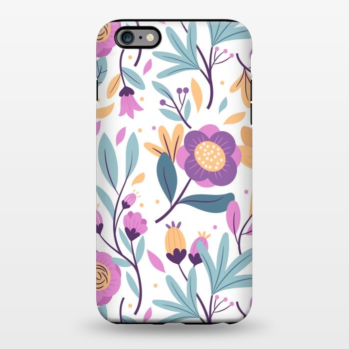 iPhone 6/6s plus StrongFit Purple Floral Pattern 0 by ArtsCase