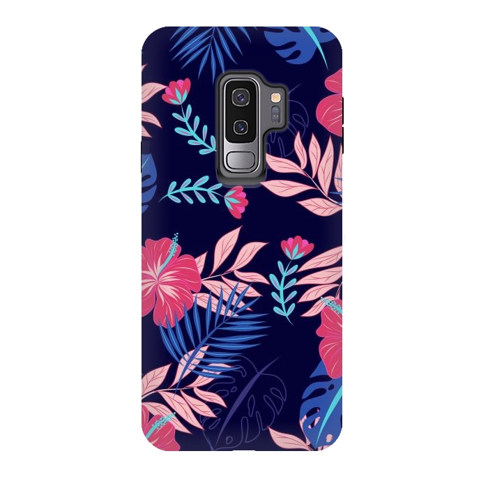 Galaxy S9 plus StrongFit VIBRE AND HAPPY LEAVES by ArtsCase