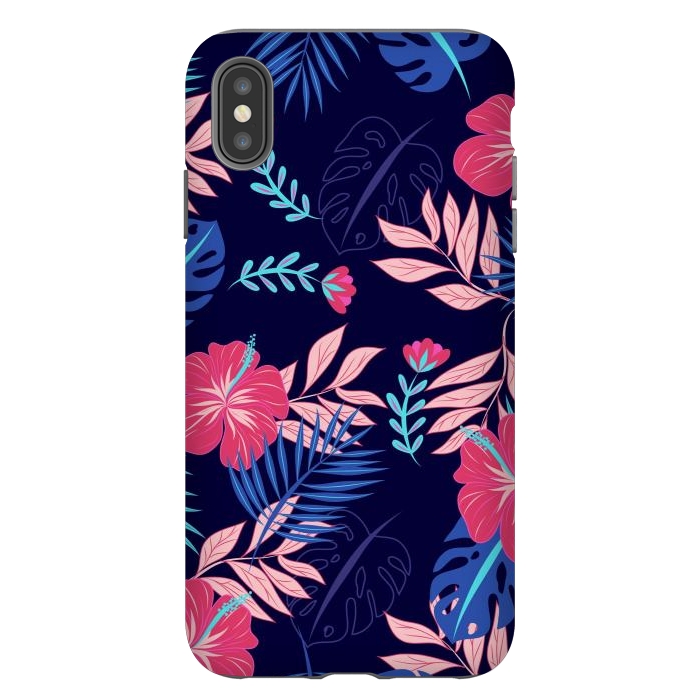 iPhone Xs Max StrongFit VIBRE AND HAPPY LEAVES by ArtsCase
