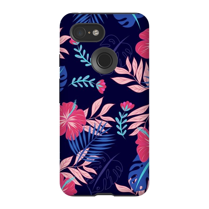 Pixel 3 StrongFit VIBRE AND HAPPY LEAVES by ArtsCase