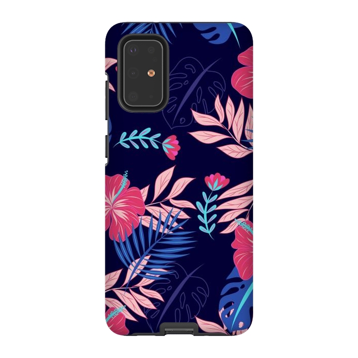 Galaxy S20 Plus StrongFit VIBRE AND HAPPY LEAVES by ArtsCase
