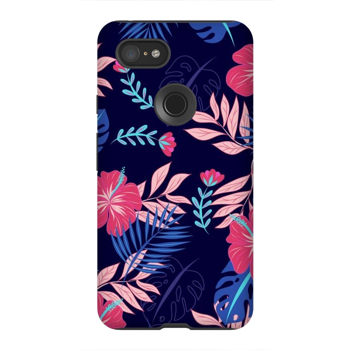 Pixel 3XL StrongFit VIBRE AND HAPPY LEAVES by ArtsCase