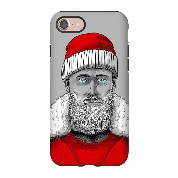 iPhone 7 StrongFit Santa Claus Hipster by Alberto