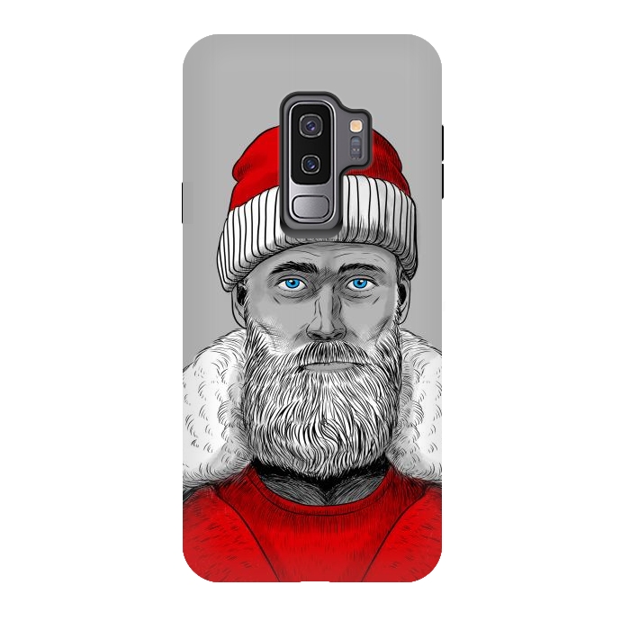 Galaxy S9 plus StrongFit Santa Claus Hipster by Alberto