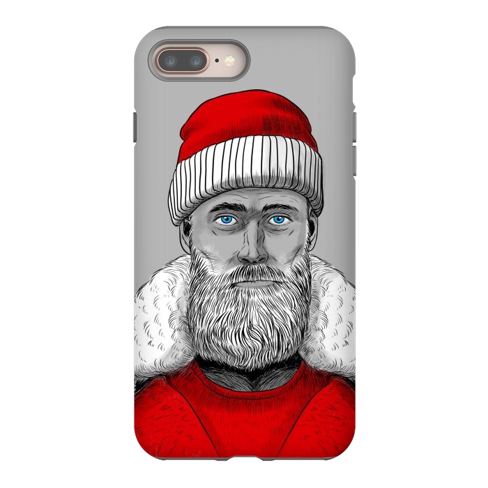 iPhone 8 plus StrongFit Santa Claus Hipster by Alberto