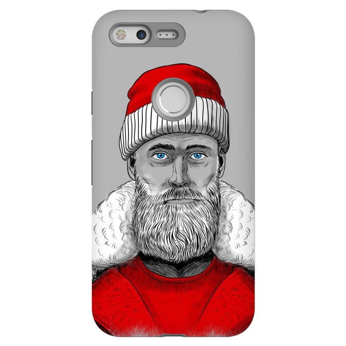 Pixel StrongFit Santa Claus Hipster by Alberto