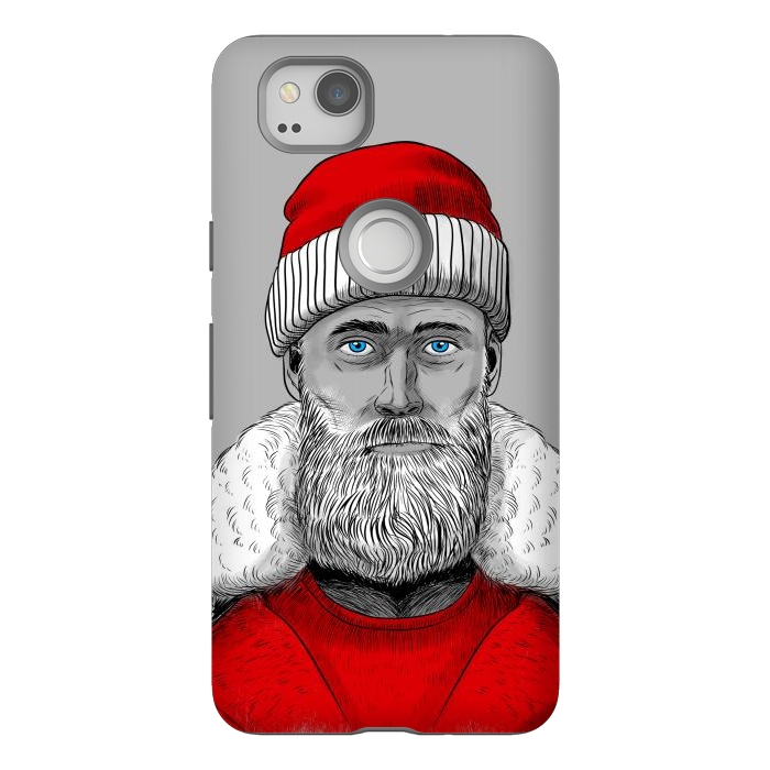 Pixel 2 StrongFit Santa Claus Hipster by Alberto
