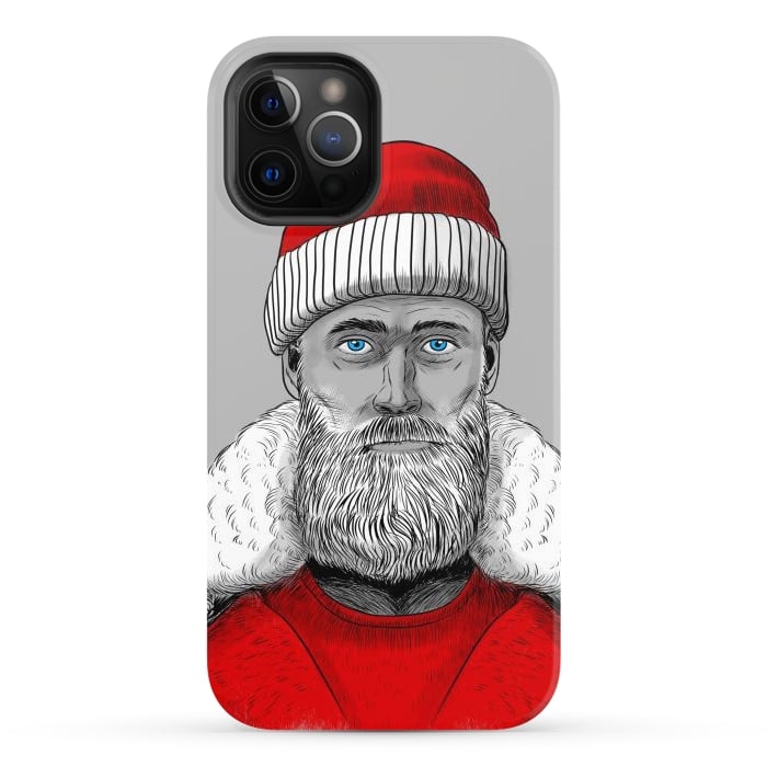 iPhone 12 Pro StrongFit Santa Claus Hipster by Alberto