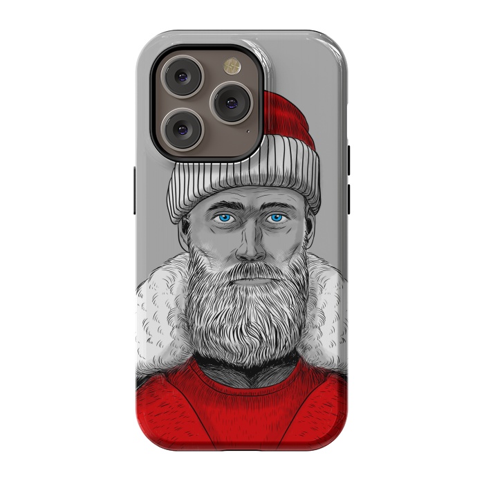 iPhone 14 Pro StrongFit Santa Claus Hipster by Alberto