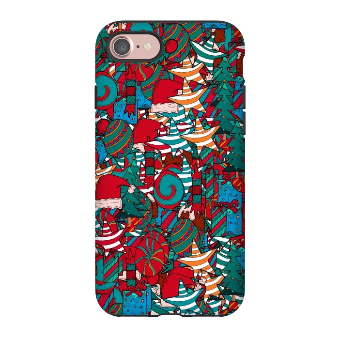 iPhone 7 StrongFit A Christmas pattern by Steve Wade (Swade)