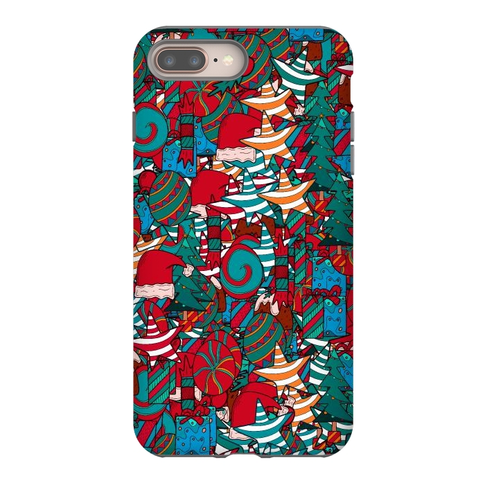 iPhone 7 plus StrongFit A Christmas pattern by Steve Wade (Swade)