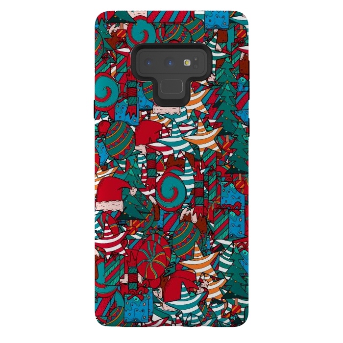 Galaxy Note 9 StrongFit A Christmas pattern by Steve Wade (Swade)