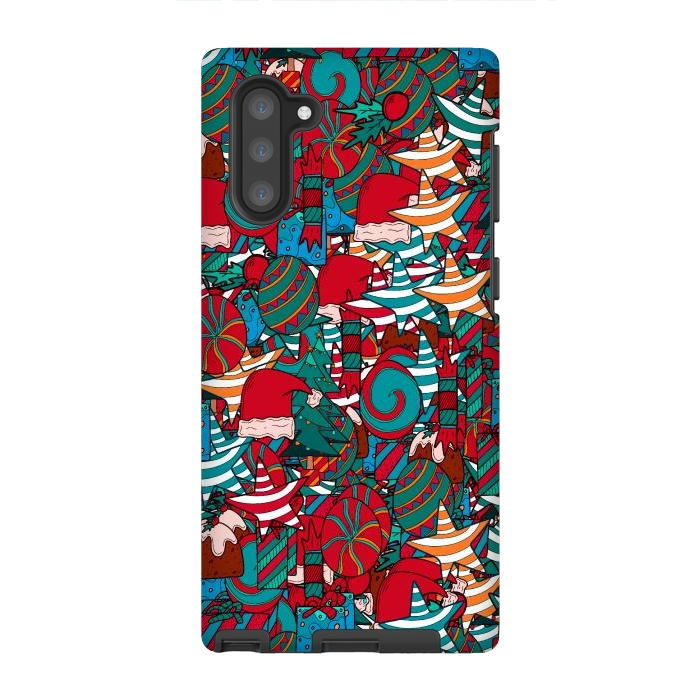 Galaxy Note 10 StrongFit A Christmas pattern by Steve Wade (Swade)