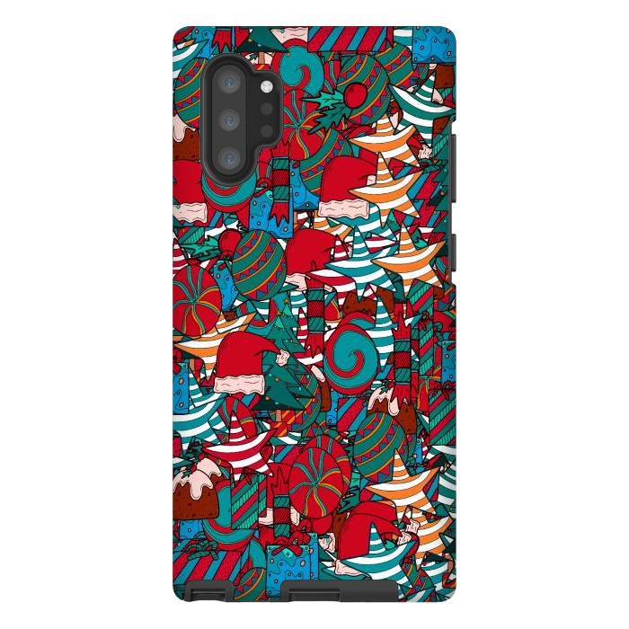 Galaxy Note 10 plus StrongFit A Christmas pattern by Steve Wade (Swade)