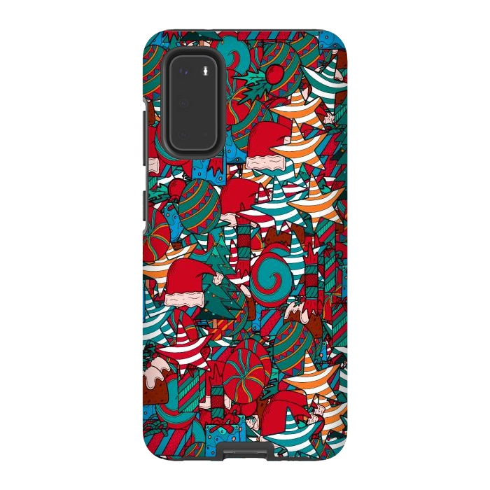 Galaxy S20 StrongFit A Christmas pattern by Steve Wade (Swade)