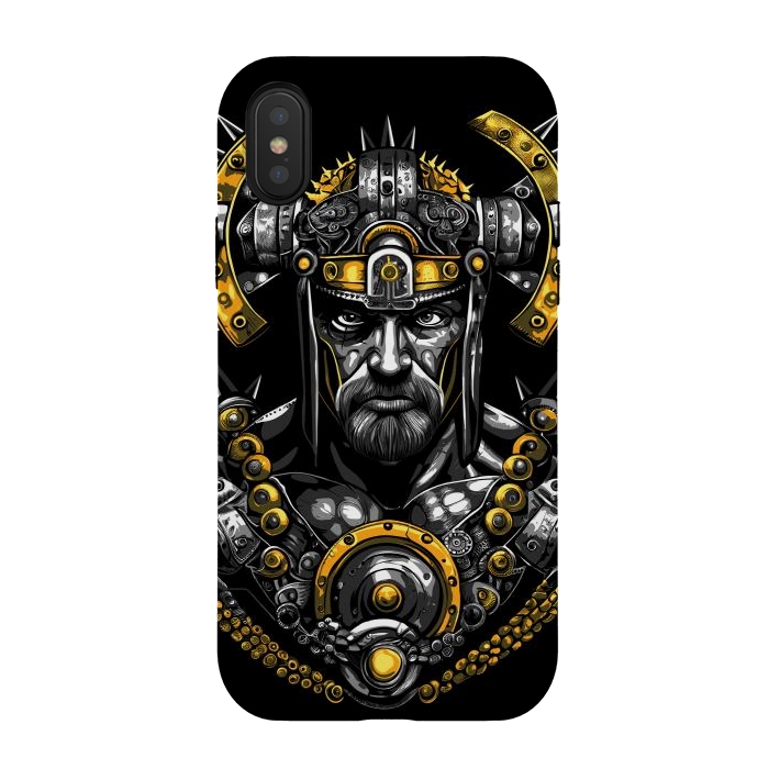 iPhone Xs / X StrongFit Fantasy warrior with spikes by Alberto