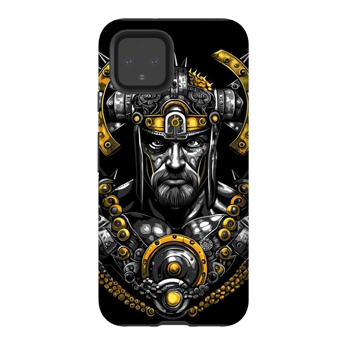 Pixel 4 StrongFit Fantasy warrior with spikes by Alberto