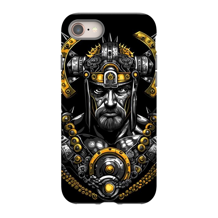 iPhone SE StrongFit Fantasy warrior with spikes by Alberto