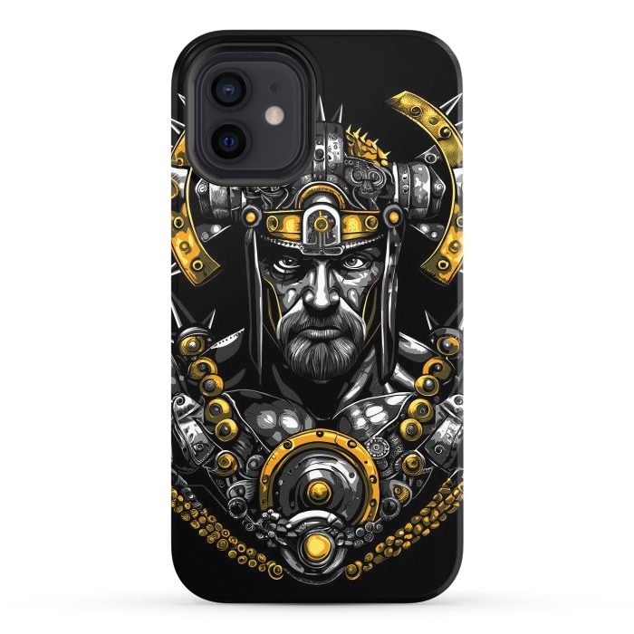 iPhone 12 StrongFit Fantasy warrior with spikes by Alberto