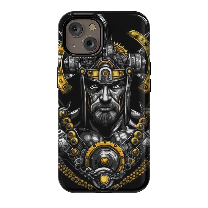 iPhone 14 StrongFit Fantasy warrior with spikes by Alberto