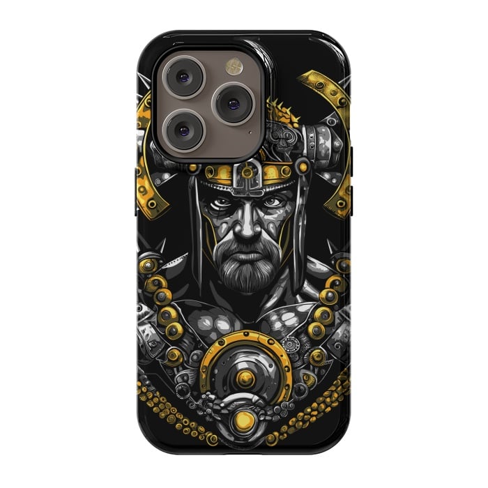 iPhone 14 Pro StrongFit Fantasy warrior with spikes by Alberto