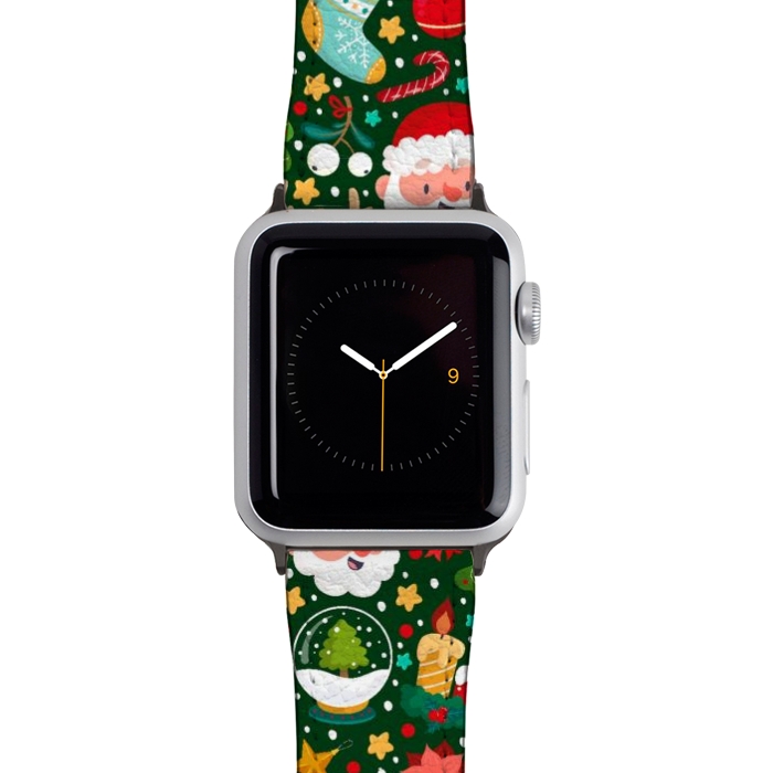 Watch 42mm / 44mm Strap PU leather Is Christmas Time by Bledi
