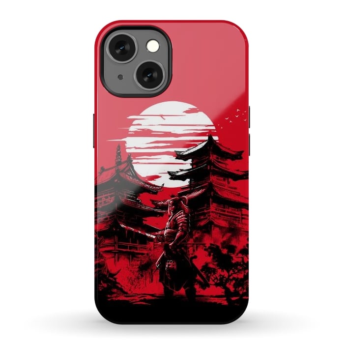 iPhone 13 StrongFit Samurai warrior in feudal Japan by Alberto