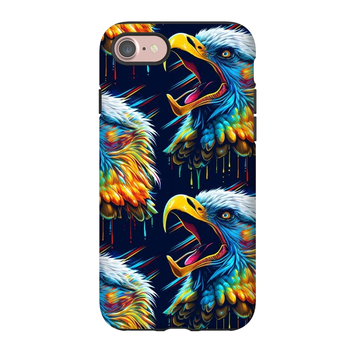 iPhone 7 StrongFit Eagle cry by Alberto