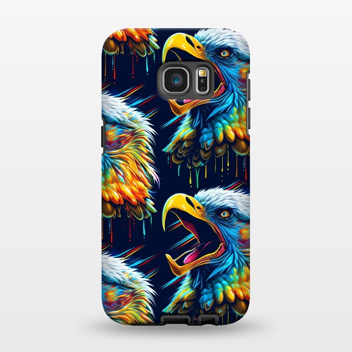 Galaxy S7 EDGE StrongFit Eagle cry by Alberto
