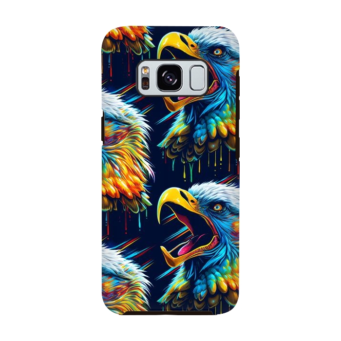 Galaxy S8 StrongFit Eagle cry by Alberto