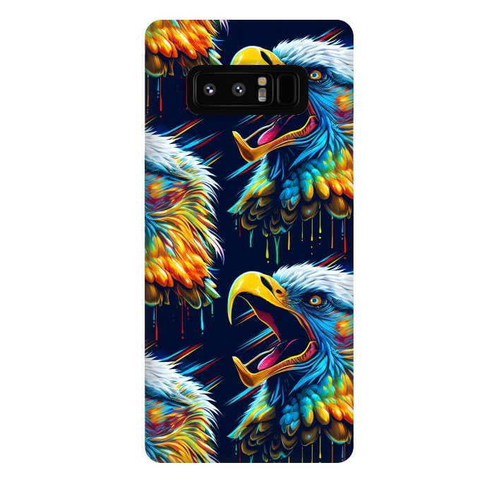 Galaxy Note 8 StrongFit Eagle cry by Alberto