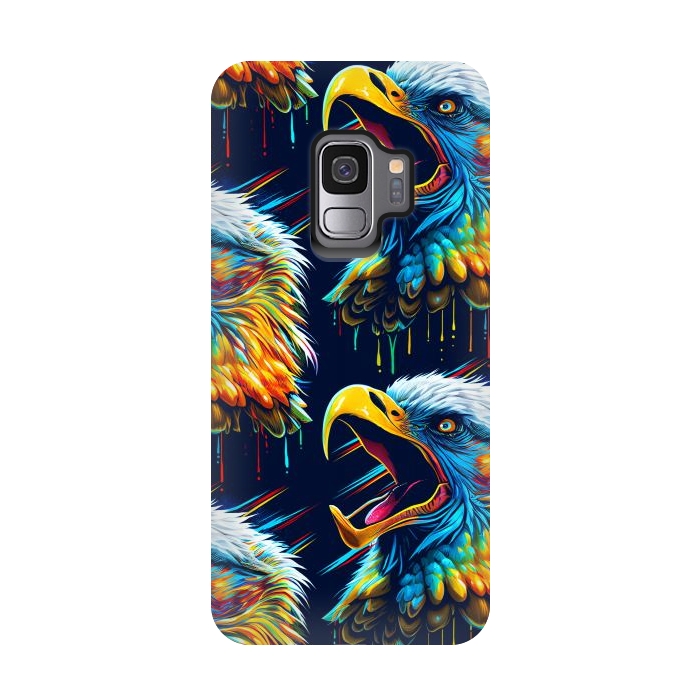 Galaxy S9 StrongFit Eagle cry by Alberto