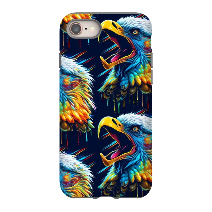 iPhone 8 StrongFit Eagle cry by Alberto