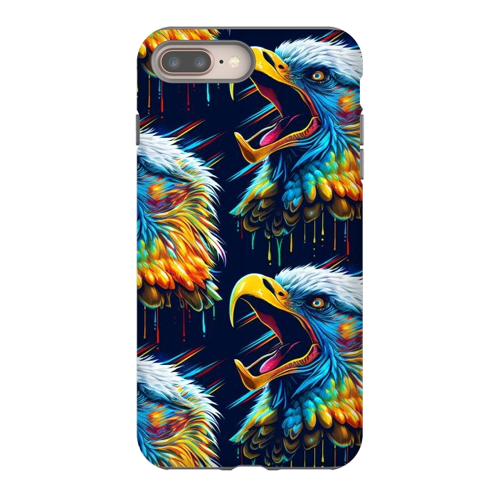 iPhone 8 plus StrongFit Eagle cry by Alberto