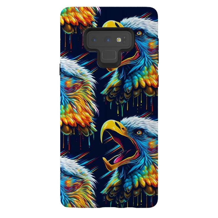 Galaxy Note 9 StrongFit Eagle cry by Alberto
