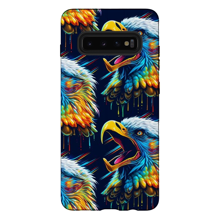 Galaxy S10 plus StrongFit Eagle cry by Alberto