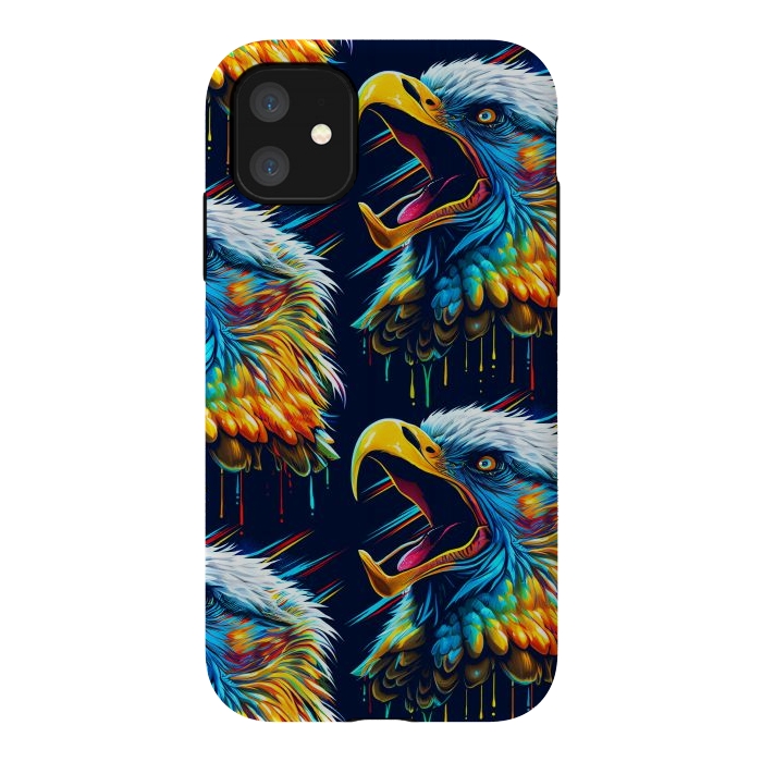 iPhone 11 StrongFit Eagle cry by Alberto