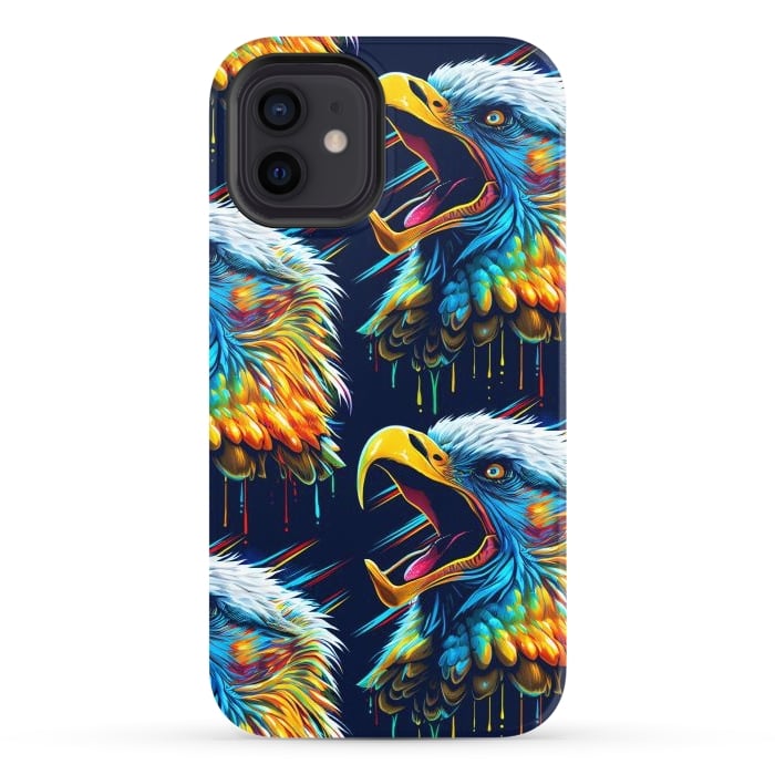 iPhone 12 StrongFit Eagle cry by Alberto