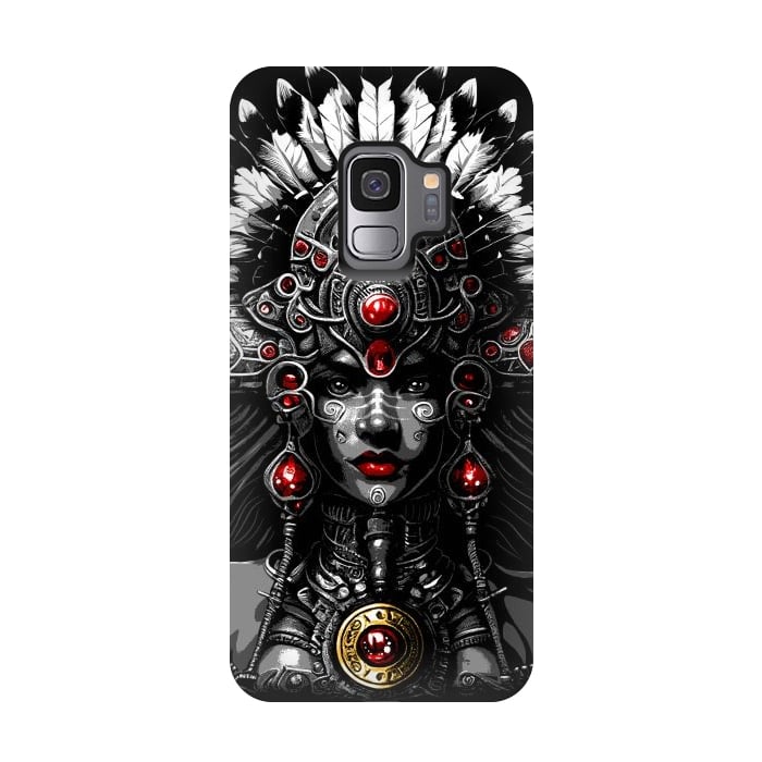 Galaxy S9 StrongFit Aztec Princess by Alberto