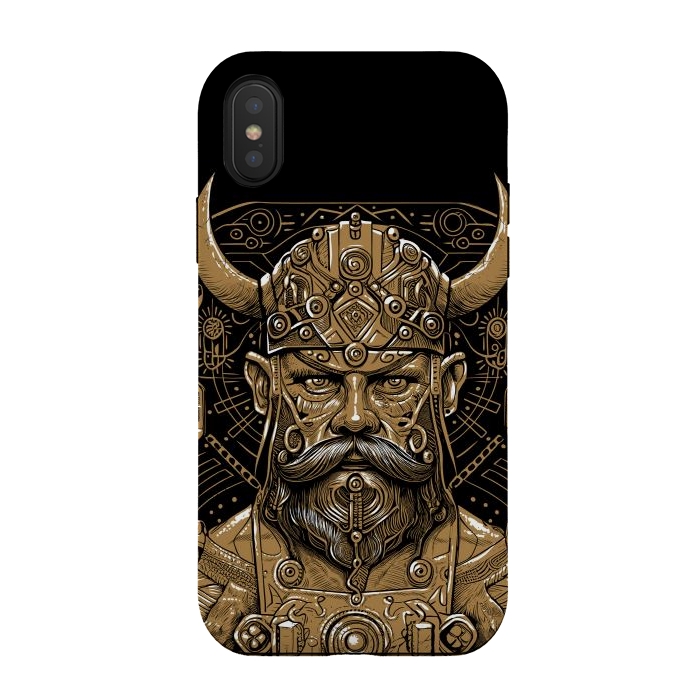 iPhone Xs / X StrongFit Viking King by Alberto