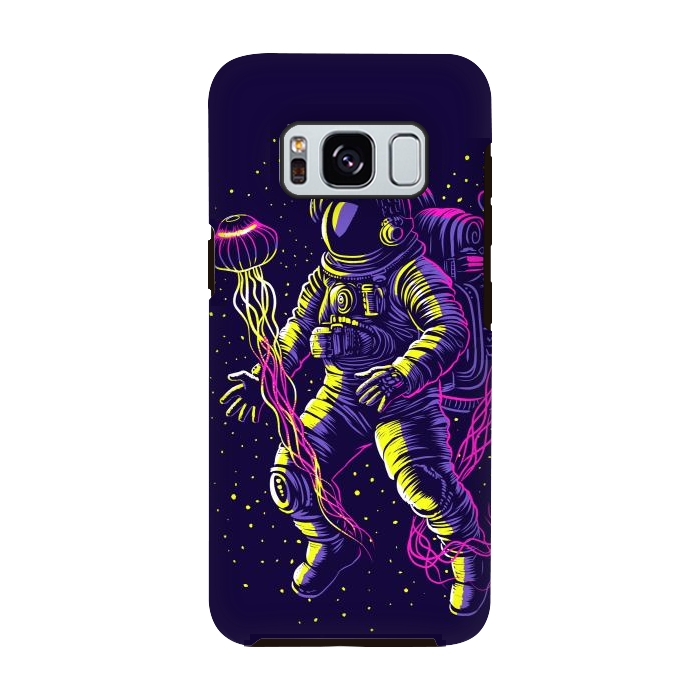 Galaxy S8 StrongFit Astronaut with galactic jellyfish by Alberto
