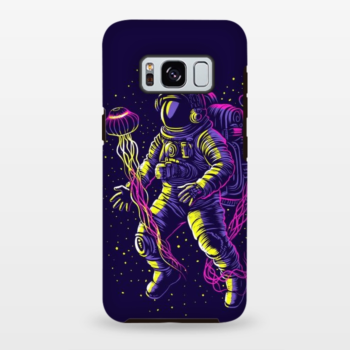 Galaxy S8 plus StrongFit Astronaut with galactic jellyfish by Alberto