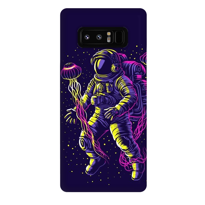 Galaxy Note 8 StrongFit Astronaut with galactic jellyfish by Alberto