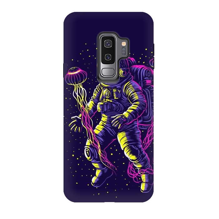 Galaxy S9 plus StrongFit Astronaut with galactic jellyfish by Alberto