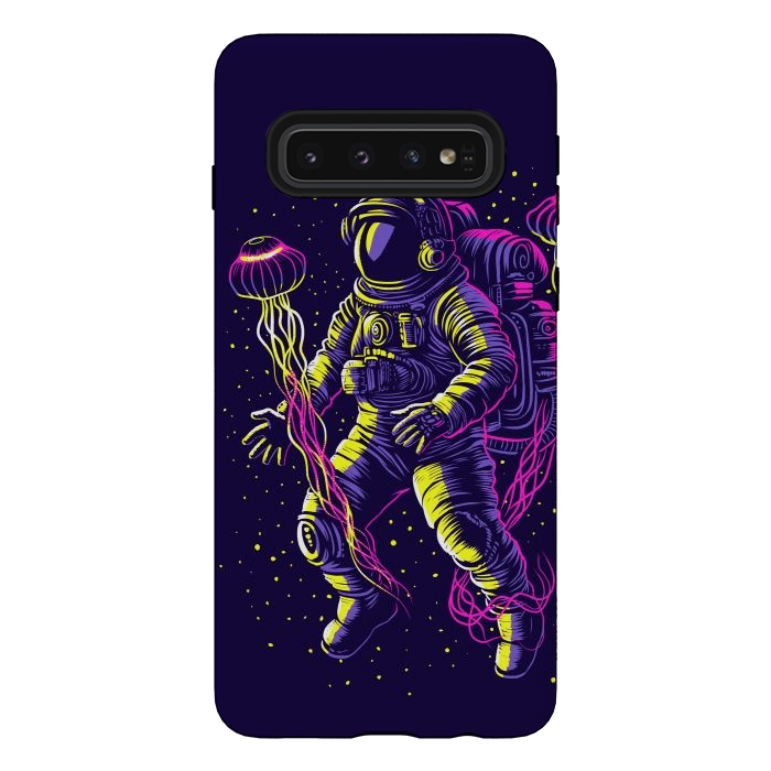 Galaxy S10 StrongFit Astronaut with galactic jellyfish by Alberto
