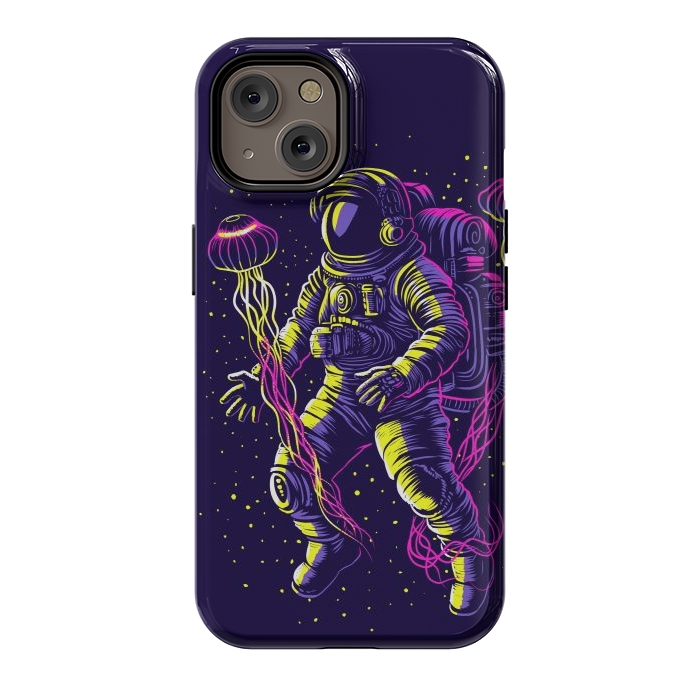 iPhone 14 StrongFit Astronaut with galactic jellyfish by Alberto