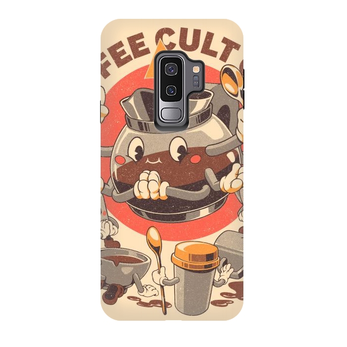 Galaxy S9 plus StrongFit Holy Coffee Club by Ilustrata