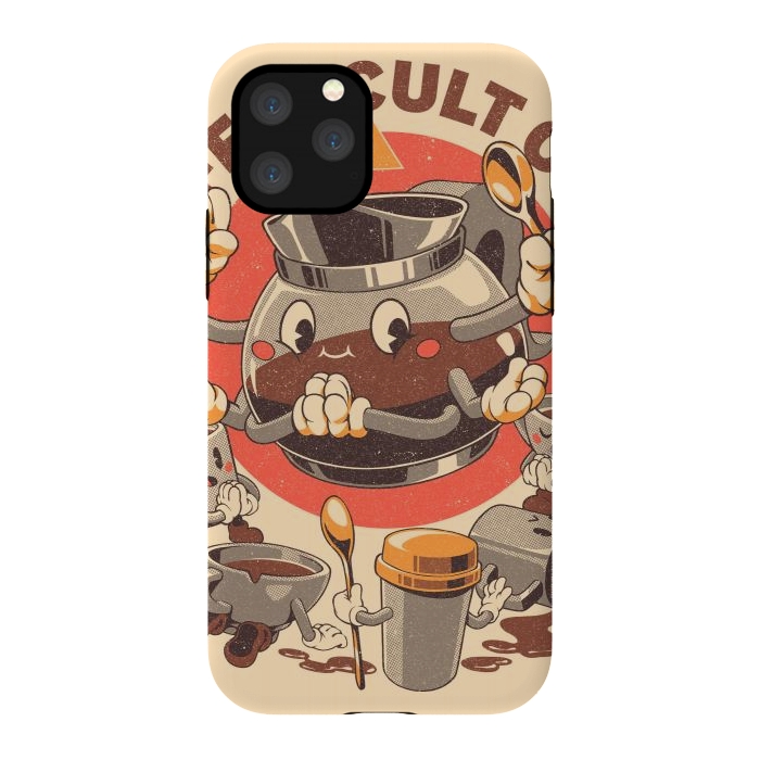 iPhone 11 Pro StrongFit Holy Coffee Club by Ilustrata
